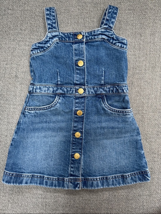 Crewcuts Other - NWOT- Denim Button-Front Dress in Medium Blue